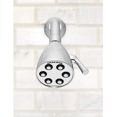 Speakman S-2252 Signature Brass Icon Anystream High Pressure Adjustable Shower Head, Polished Chrome